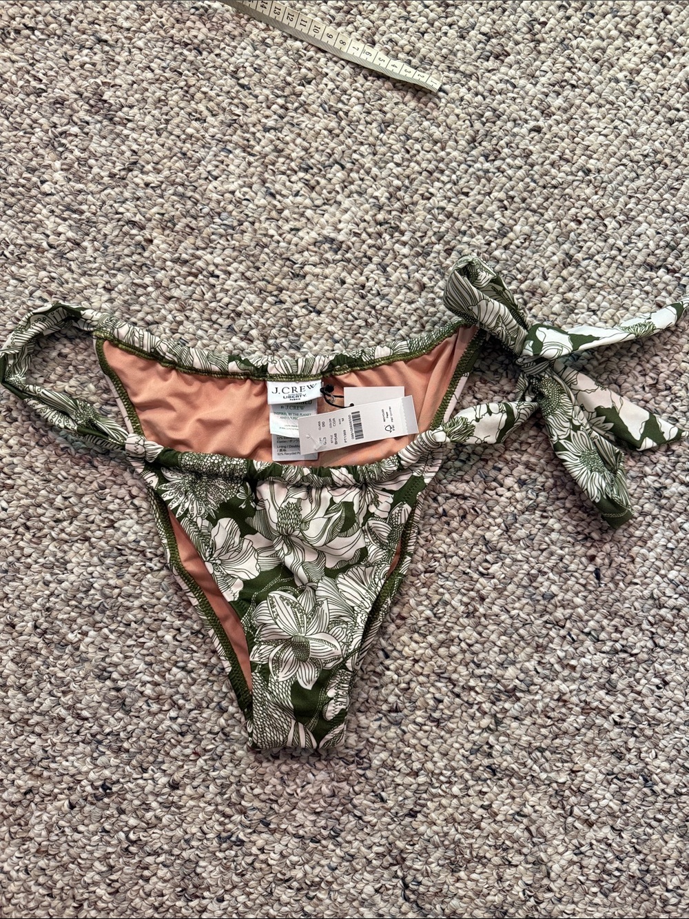 J Crew Liberty bikini bottom sz M